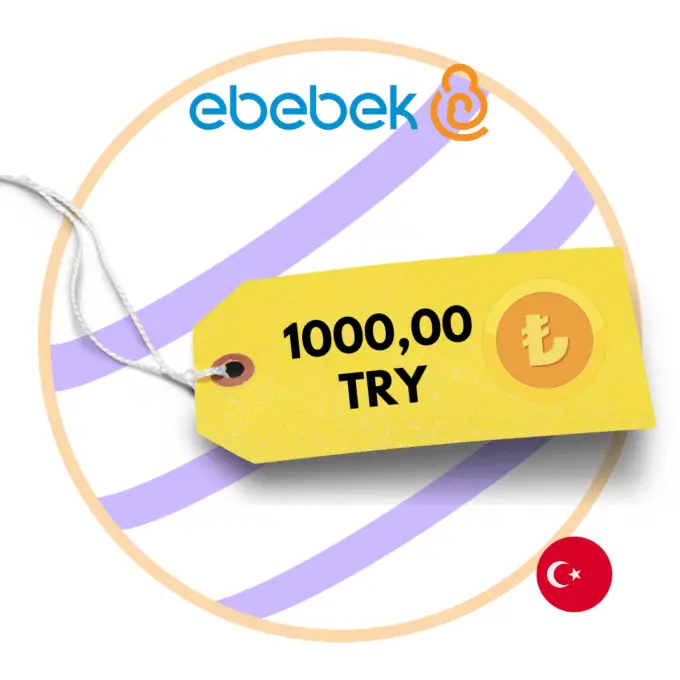 eBebek 1000 TRY Sanal Hediye Kartı