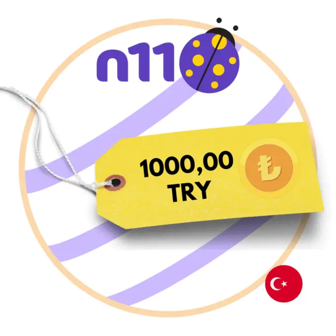 n11.com 1000 TRY Hediye Kartı
