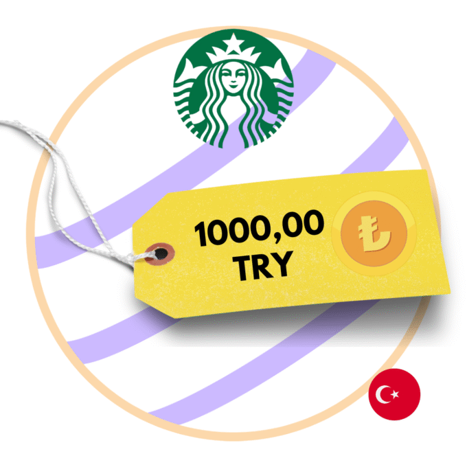 Starbucks 1000 TRY Hediye Çeki